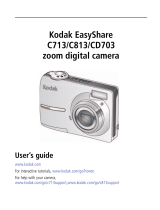 Kodak CD703 - Easyshare Digital Camera User manual