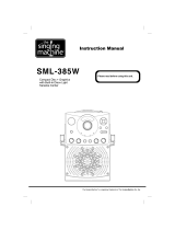The Singing Machine SML-385W User manual