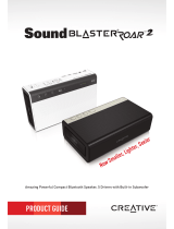 Creative SOUND BLASTER ROAR 2 User manual