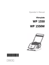 Wacker Neuson WP1550A US User manual