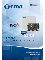 CDVI ATRIUM A22POE Installation guide