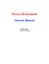 Broom 35 European Owner's manual