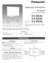 Panasonic Panaboard KX-B530 Operating Instructions Manual
