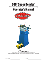 Ercolina Super Bender 060 Operating instructions