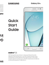 Samsung GALAXY ON5 Quick start guide