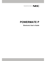 NEC POWERMATE P User manual