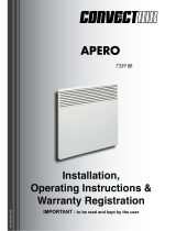 CONVECTAIR APERO 7359 BB Installation & Operating Instructions Manual