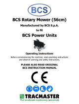 Tracmaster BCS 56cm Rotary Mower Operating Instructions Manual