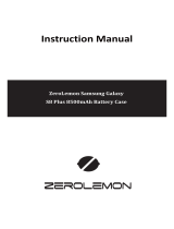 ZEROLEMON Samsung Galaxy S8 Plus Battery Case User manual