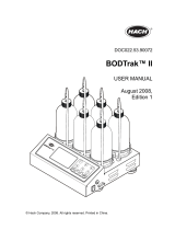 Hach BODTrak II User manual