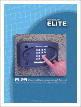 Chamberlain LiftMaster ELITE EL25 Programming Manual