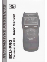 Vgate ECU-PRO Vgatescan VS-890 User manual