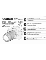 Canon EF 75-300mm f/4-5.6 III USM Instructions Manual