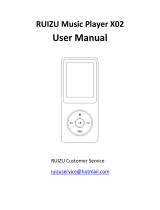 Ruizu X02 User manual