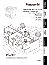 Panasonic UF-6950 - Panafax - Multifunction Network Manual