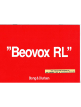 Bang & Olufsen Beovox RL User manual