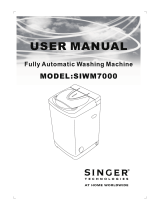 SINGER SIWM7000 User manual