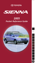 Toyota SIENNA 2005 Pocket Reference Manual