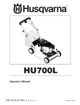 Husqvarna HU700L User manual