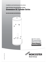 Worcester Greenstore SC Cylinder 120 litre Installation And Maintenance Instructions Manual