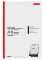 Fronius 10.0-3 480 User manual