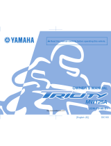 Yamaha Tricity MW125A Owner's manual