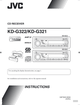 JVC KD-G322 Owner's manual