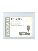 YAESU FT-2200 User manual