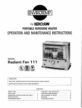 Kero-Sun Radiant Fan 111 User manual