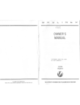 Bayliner 2150 Ciera Sunbridge Owner's manual
