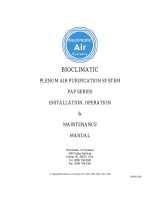 Bioclimatic PAP SERIES Installation, Operation and Maintenance Manual