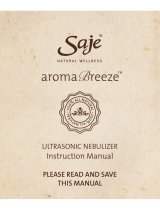 Saje Aroma Breeze User manual
