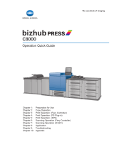 Konica Minolta bizhub PRESS C8000 Operation Quick Manual