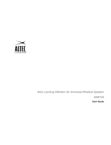 Altec iMW725 User manual