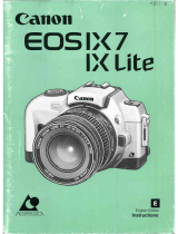 Canon EOSIX Lite Instructions Manual