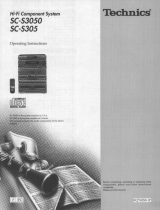 Technics SC-S3050 Owner's manual