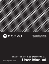 AG Neovo CD-2401 User manual