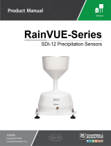 Campbell Scientific RainVUE-Series SDI-12 Precipitation Sensors Owner's manual