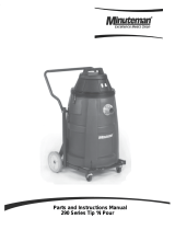 Minuteman 290 Wet/Dry Vacuum Series User manual