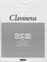 Yamaha CLP-30-CLP-20 Owner's manual