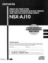 Aiwa NSX-AJ10 Owner's manual