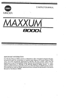 Minolta Dynax 8000i User manual