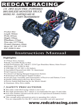 REDCAT EARTHQUAKE 8E Owner's manual