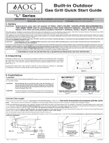 AOG Built-In Grill L-Series Quick start guide