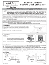 AOG Built In Grill T-Series Quick start guide