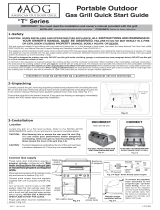 AOG Portable Grill T-Series Quick start guide