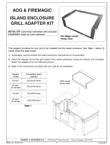 AOG Island Enclosure Adapter Kit User manual