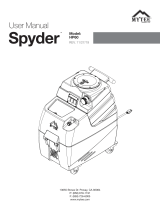 Mytee Spyder Heated Automotive Detail Extractor User manual