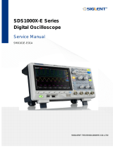 SIGLENT SDS1000X-E Series Super Phosphor Oscilloscope User manual