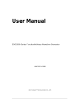 SIGLENT SDG1000 Series Function/Arbitrary Waveform Generator User manual